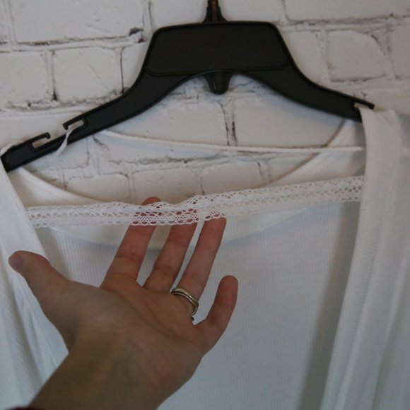 Free People Shimmy Shake Long Sleeve Top in Ivory - Picture 9 of 10
